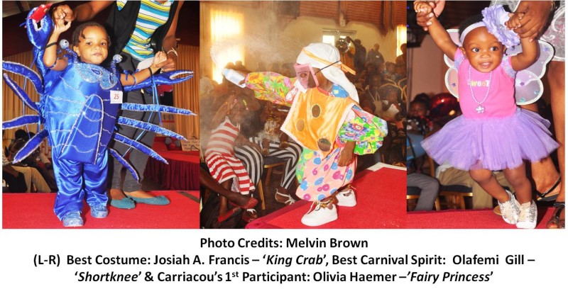 Best Costume, Best Carnival Spirit and 1st Carriacou Participant