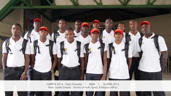 2014 Grenada CARIFTA Team