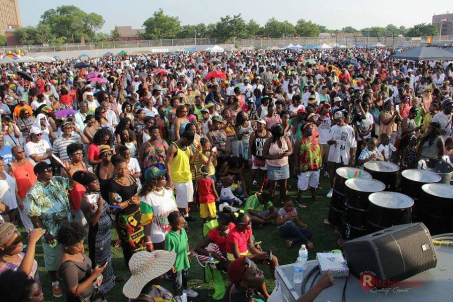 Cross section of the crowd at Grenada Day 2015