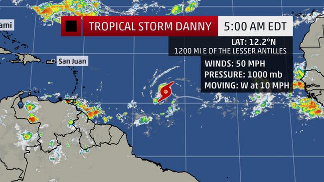Tropical Storm Danny 20 August 2015