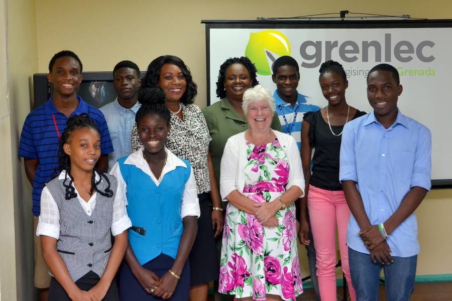 Grenlec Hands Over to J J Robinson Officials and Students