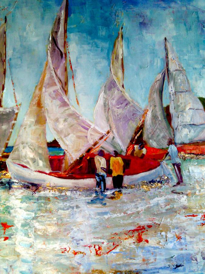 Susan Mains — Sailing on Gold