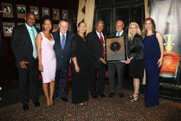 14 Apr16 - Spice Island Beach Resort & Sir Royston Hopkin receive Six Star Diamond Award