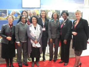 Some of Grenada's delegates at WTM 2013