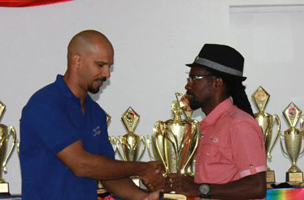 Ajamu receives the 2014 Monarch prize and trophy