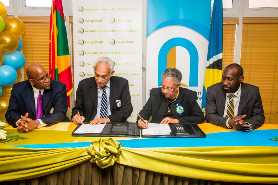 Cooperative and st lucia bank