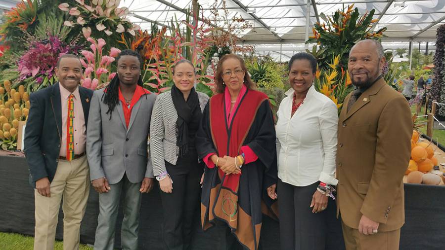 Grenada TEAM AT RHS Chelsea Flower Show 2016