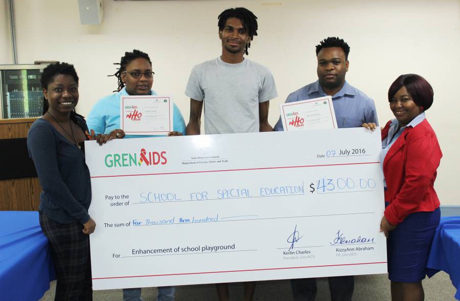 GrenAIDS presents funds to schools for special education