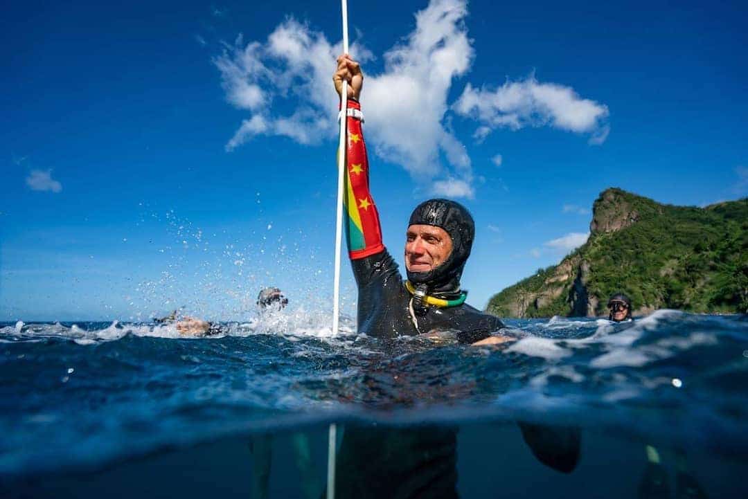 First Grenadian professional freediver makes his mark in Dominica 
