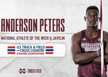 Anderson Peters earns National, Conference honours