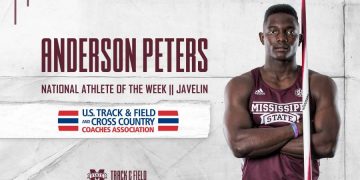 Anderson Peters earns National, Conference honours