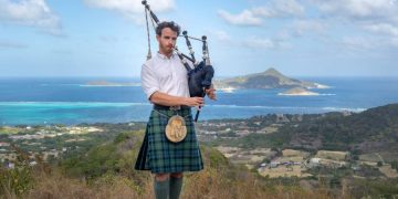 The First Piper to make a return visit to Grenada