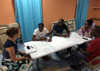 St Andrew’s Development Organisation  group session on waste management
