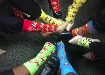 Republic Bank rocked their socks for World Down Syndrome Day