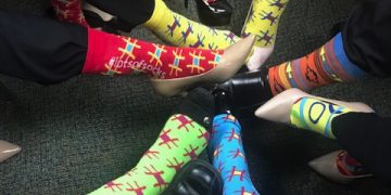 Republic Bank rocked their socks for World Down Syndrome Day