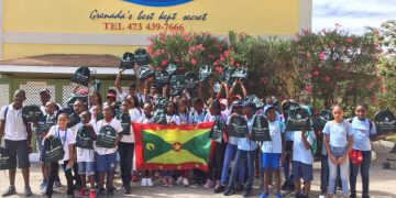 Guadeloupean youth in Grenada on cricket exchange programme