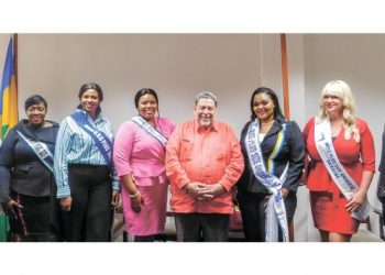 Miss Grenada for Miss Plus Size Universe pageant in St Vincent