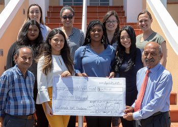 AMSA SGU donates EC$16,000 to Grenada Heart Foundation