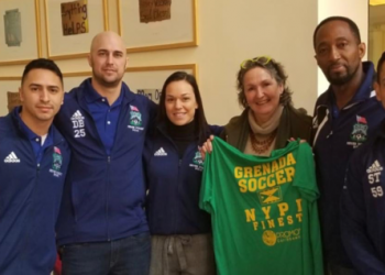 NYPD officers visit Grenada
