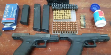 Firearms and ammunition seizure