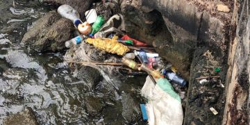 Unsightly garbage in the Carenage progressively worse
