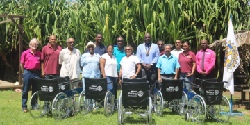 The Rotary Club of Grenada East wheelchair distribution project