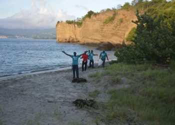 Sandals Foundation and MBIA volunteers clean up Devil’s Bay