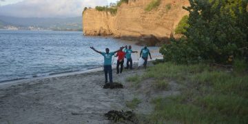 Sandals Foundation and MBIA volunteers clean up Devil’s Bay