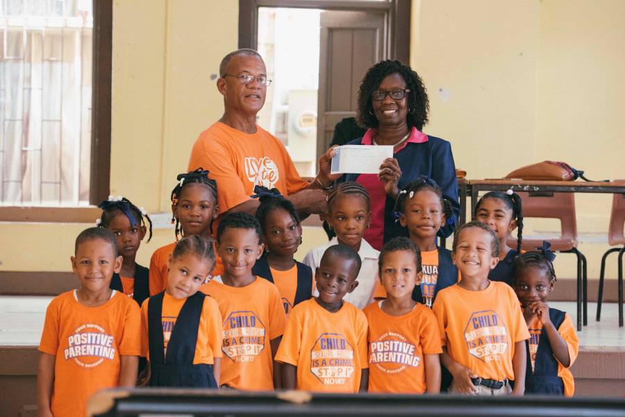 Communal Credit Union feeds almost 100 students for a month in Petite Martinique