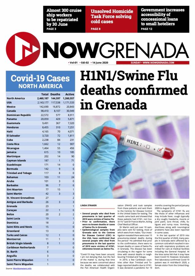 NOW Grenada – ePaper for Sunday, 14 June 2020