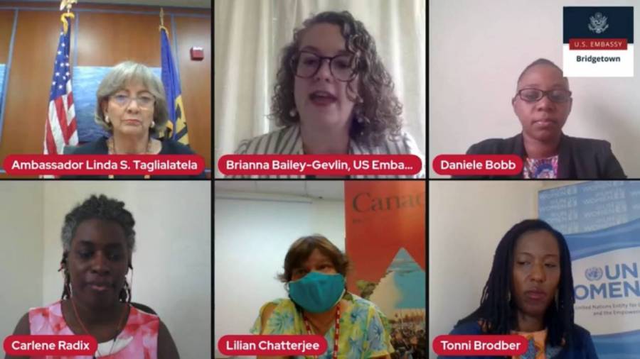 Virtual Exchange on Gender Economic Disparity in Eastern Caribbean