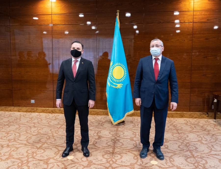 Ambassador of Grenada presents copies of letters of credence to Kazakhstan