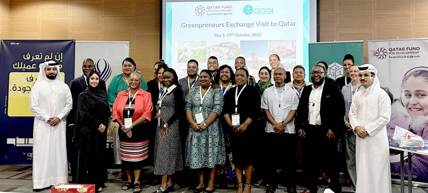 GGGI Greenpreneurs on exchange visit to Doha