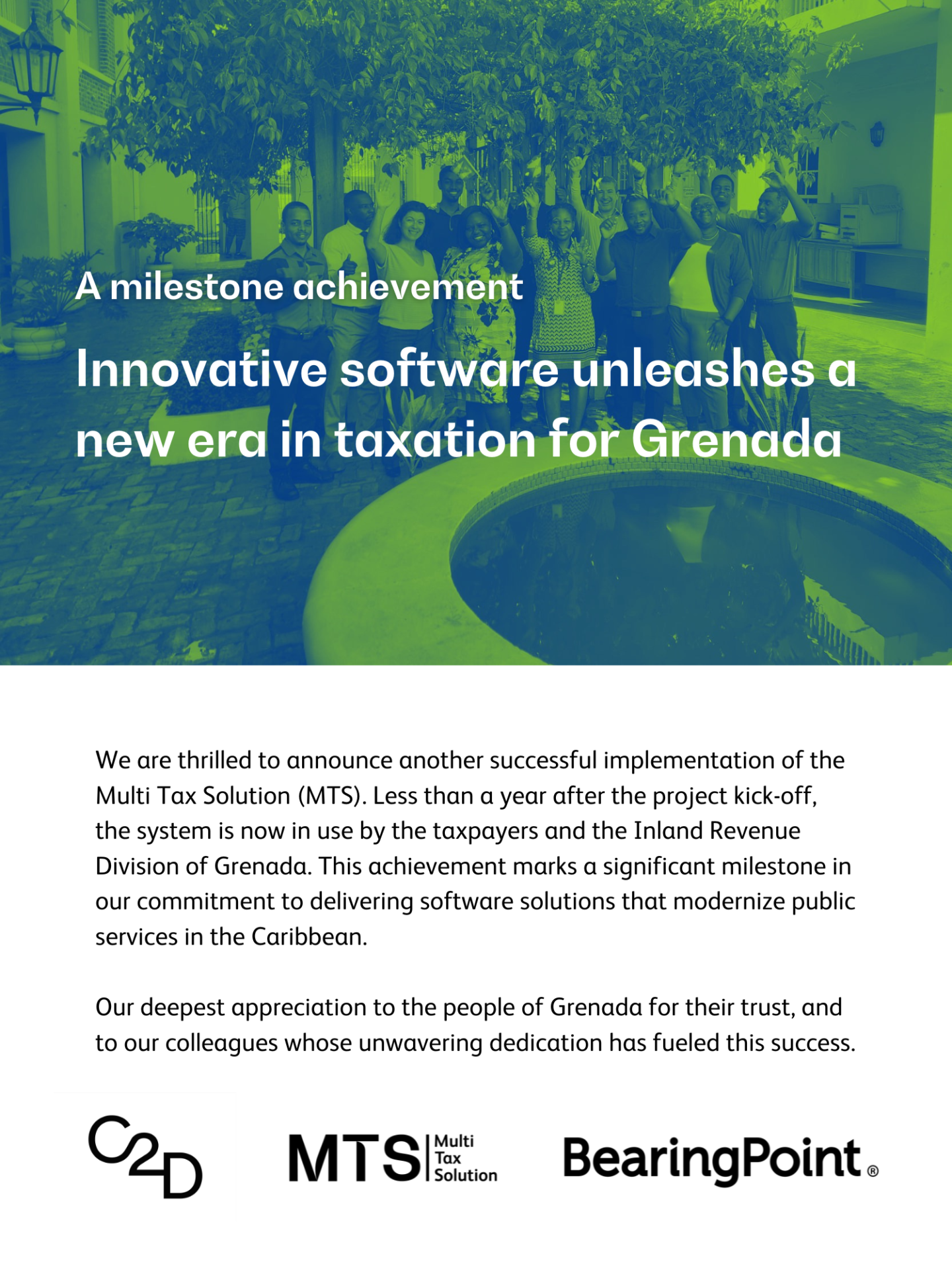 Innovative software unleashes new era in taxation for Grenada