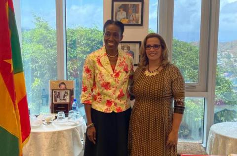 Senate President receives Ambassador of Cuba