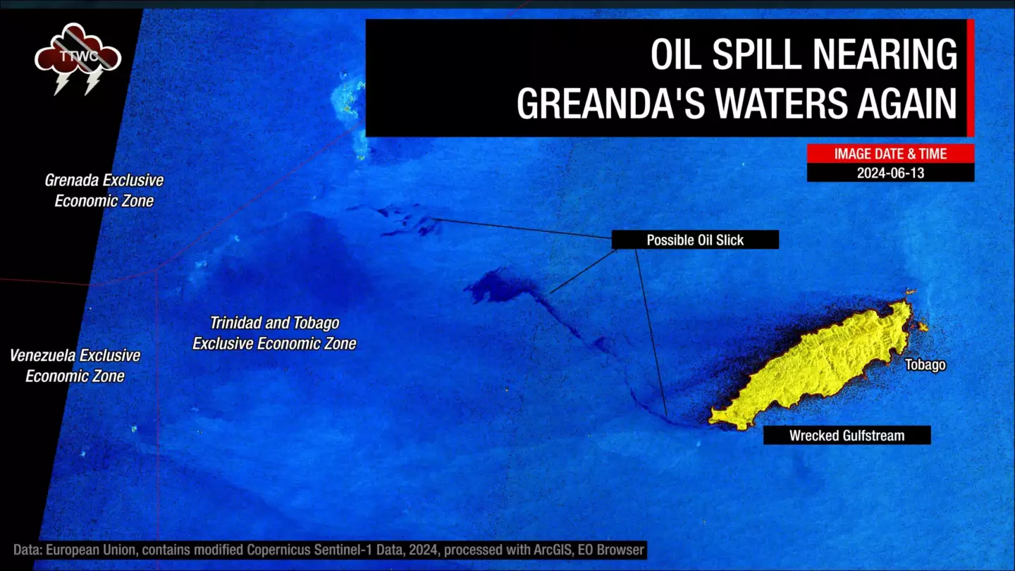 Tobago Oil Spill: Oil slick nearing Grenada’s waters again