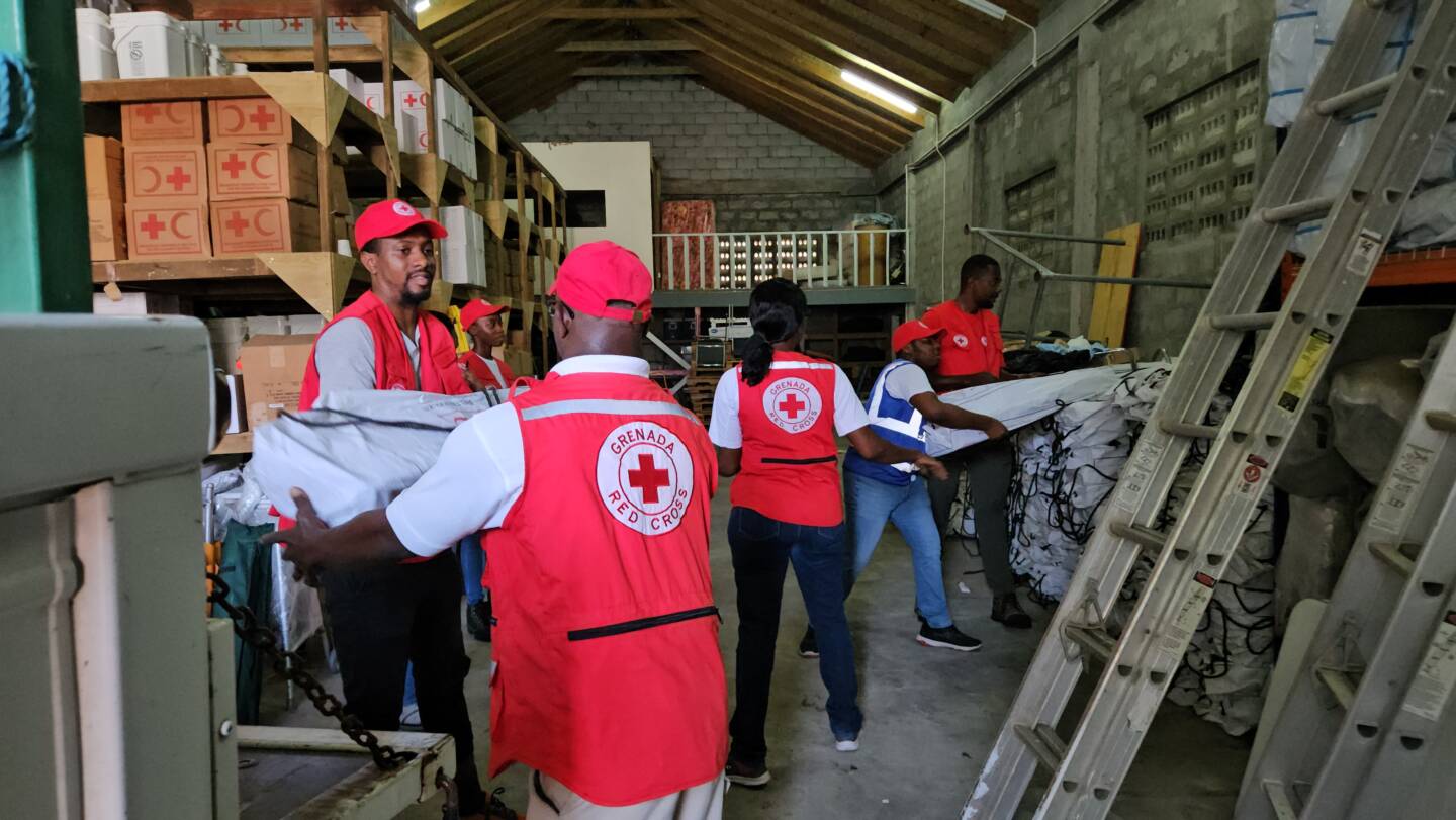 Grenada Red Cross Society deploys aid to Carriacou and Petite Martinique
