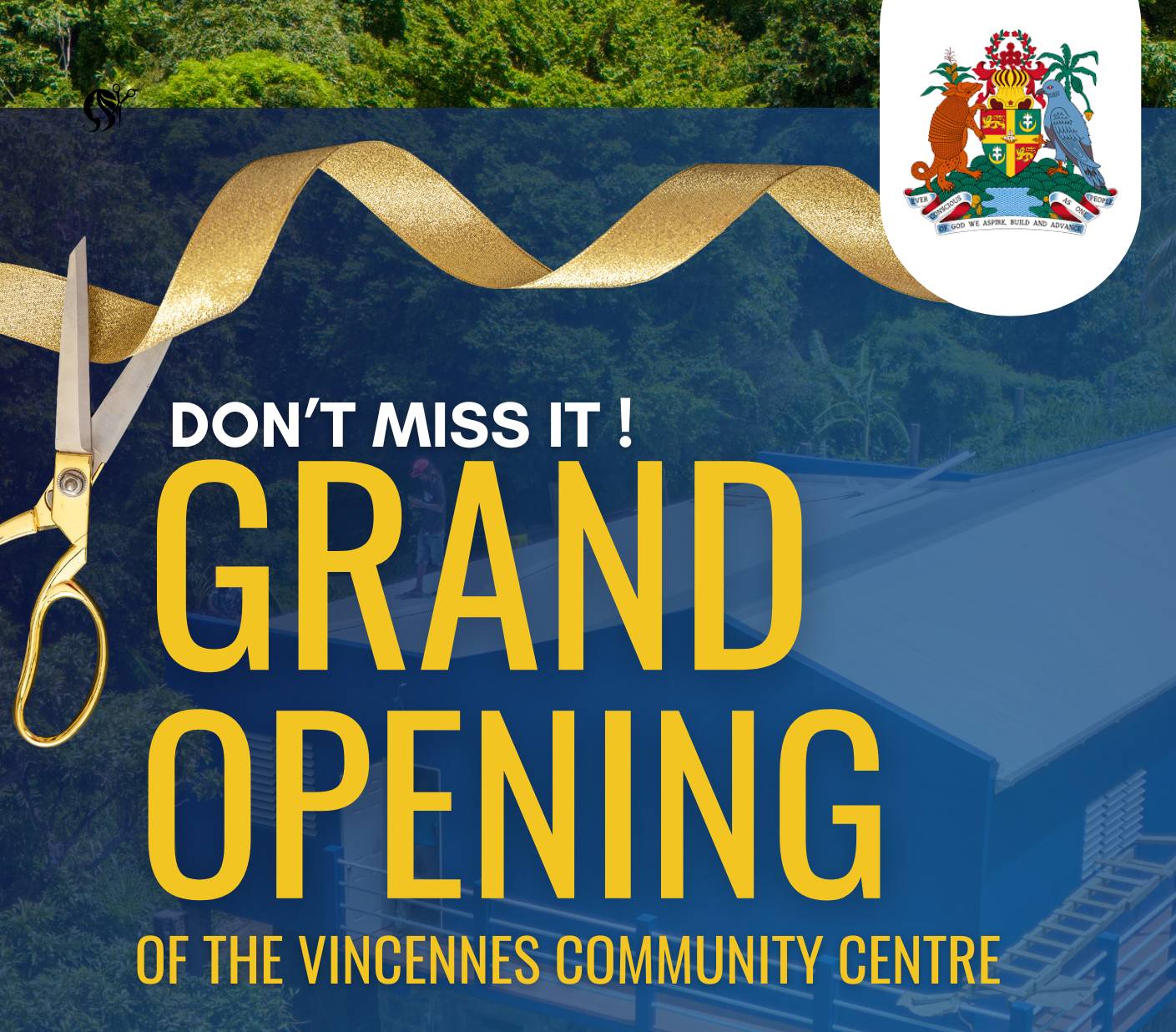 Grand Opening of Vincennes Community Centre in Vincennes, St David