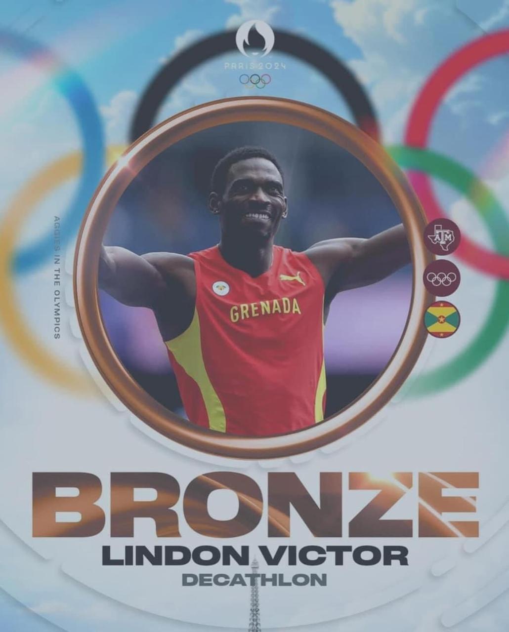 Congratulations to Decathlon Champion Lindon Victor