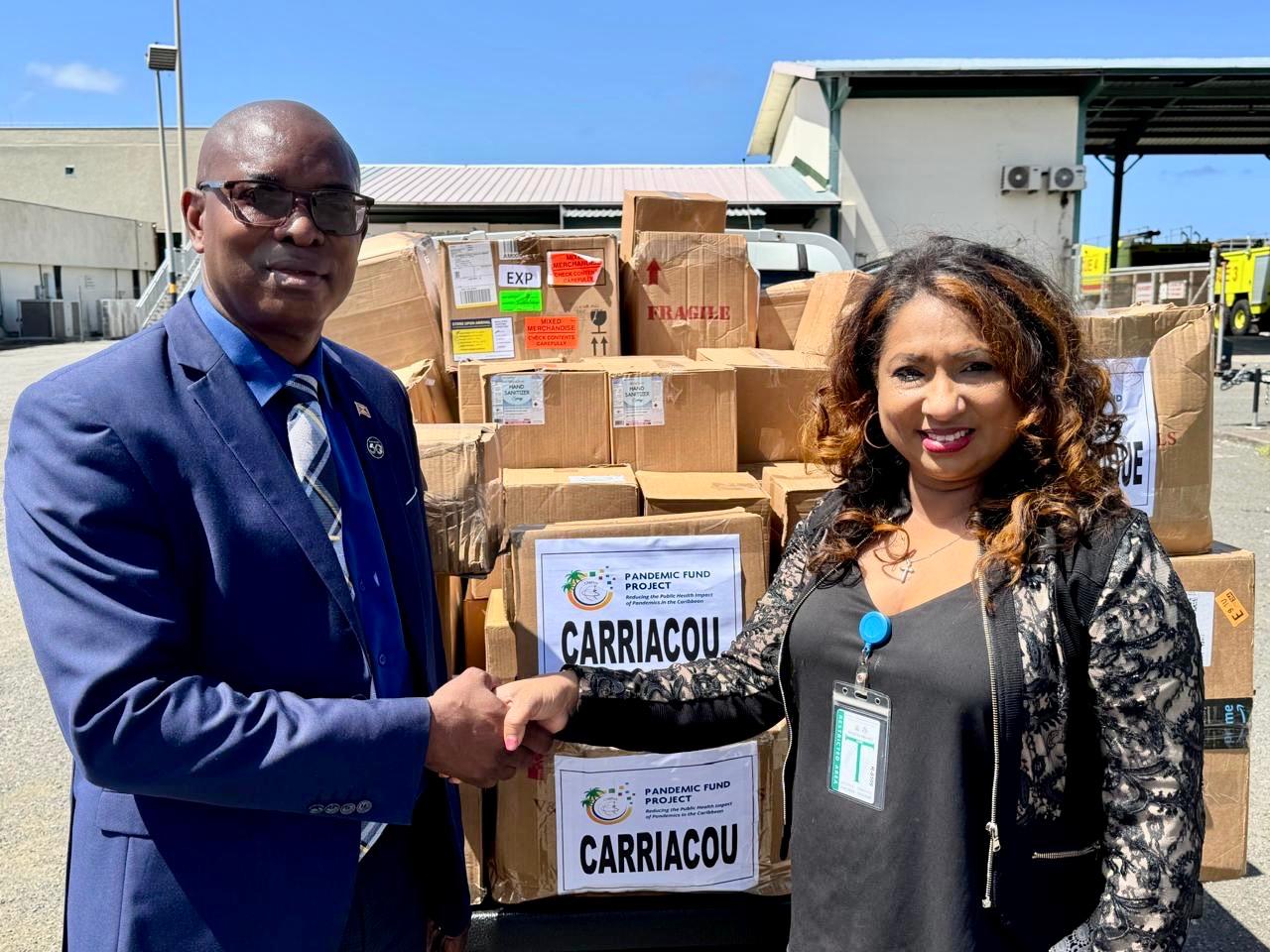 CARPHA donates public health supplies to Grenada