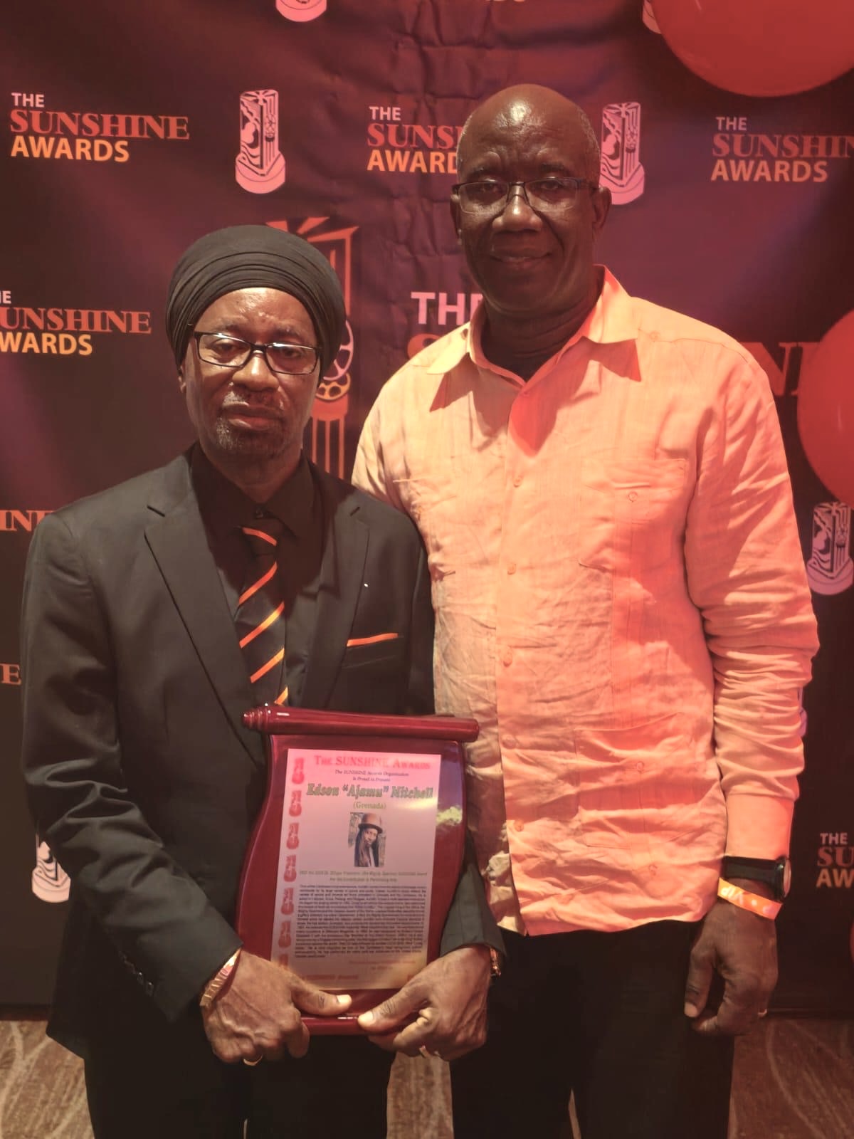 Ajamu awarded The Dr Slinger Francisco Sunshine Award
