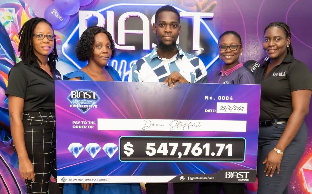 Dwain Stafford claims $547,761.71 BLAST Mystery Progressive Jackpot