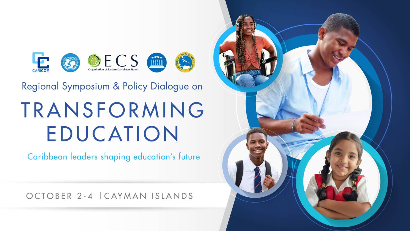 Education Minister and CEO attending education symposium in Cayman Islands
