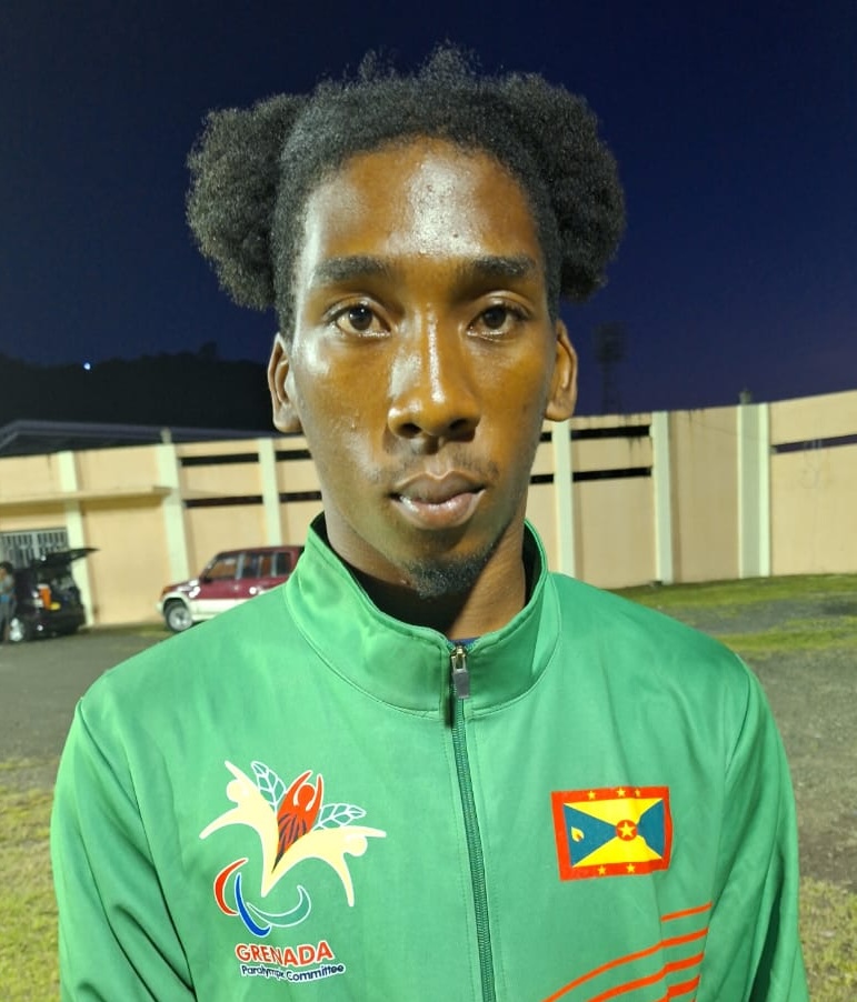 Para-athlete and coach at Commonwealth Games training camp in Mauritius