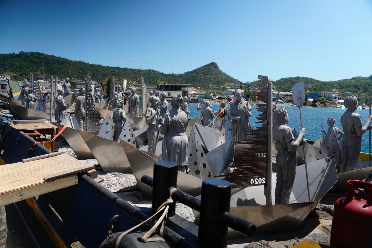 A World Adrift: Students immortalised as coral reefs off Carriacou