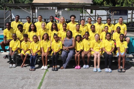 National Swim Team at 32nd OECS Swimming Championships in St Vincent