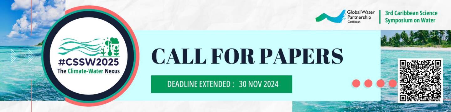 Submission extended for GWP-C’s Caribbean Science Symposium on Water  