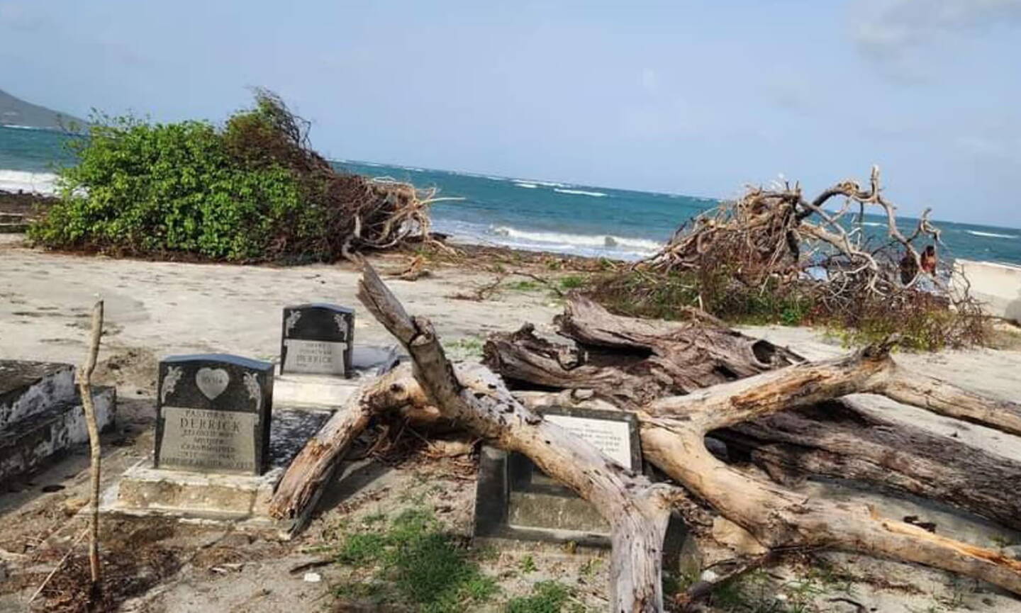 On Carriacou, even the dead are now climate victims