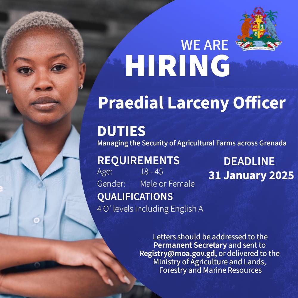 Vacancy: Praedial Larceny Officer