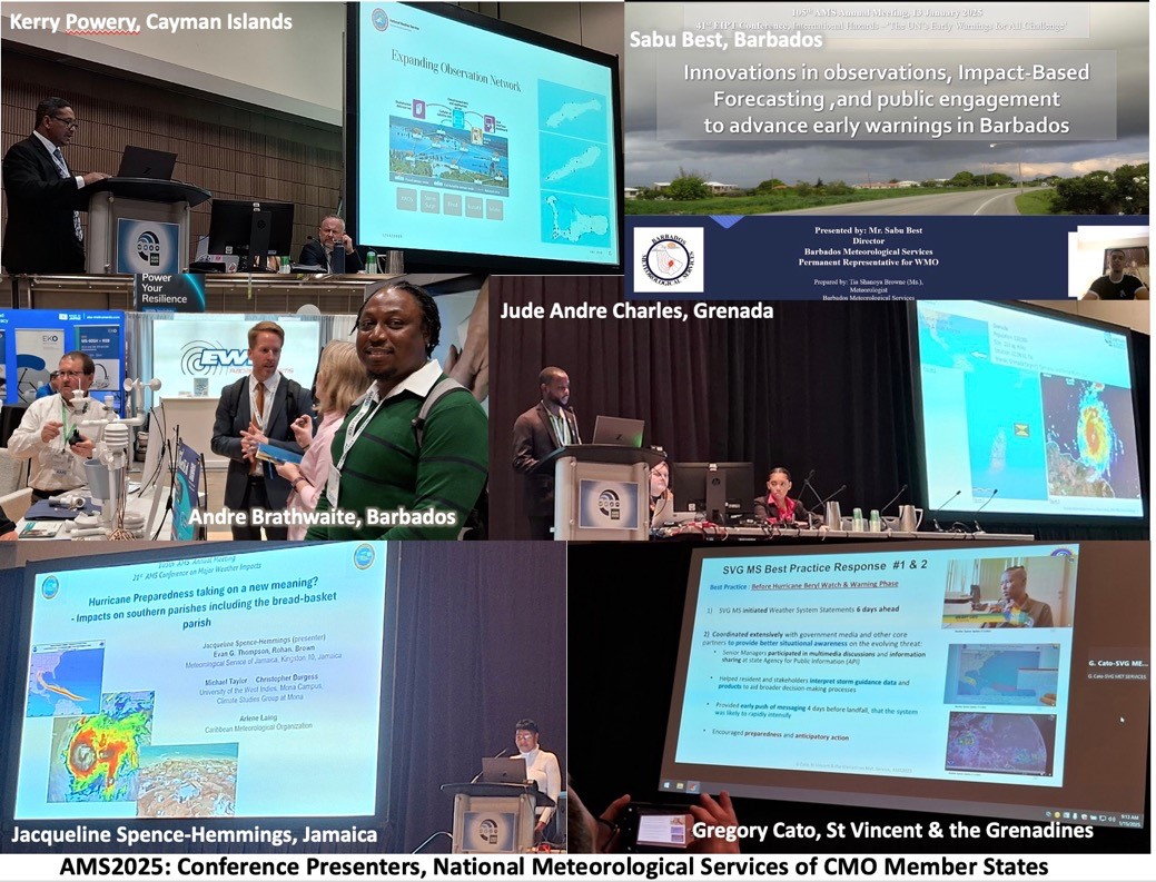 Historic Caribbean presence at 105th Annual Meeting of American Meteorological Society